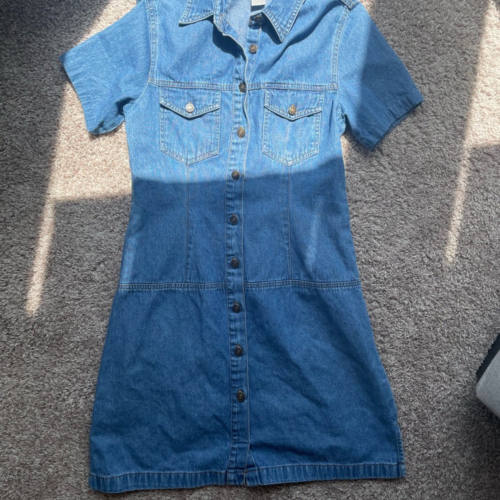 90s Denim Mini Dress 🌻